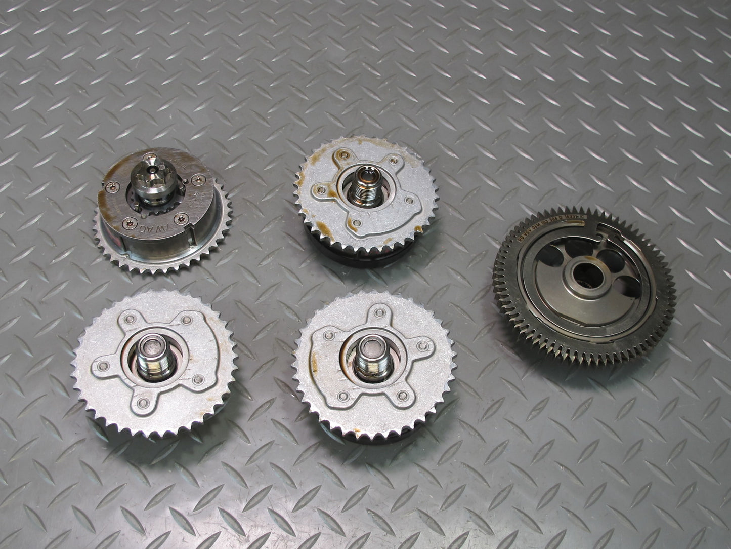 17-23 Porsche Panamera 971 2.9L Engine Camshaft Balance Gear Sprocket Pulley Set