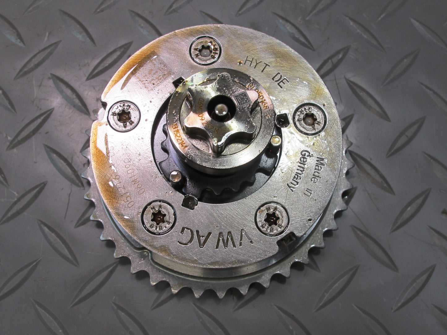 17-23 Porsche Panamera 971 2.9L Engine Camshaft Balance Gear Sprocket Pulley Set