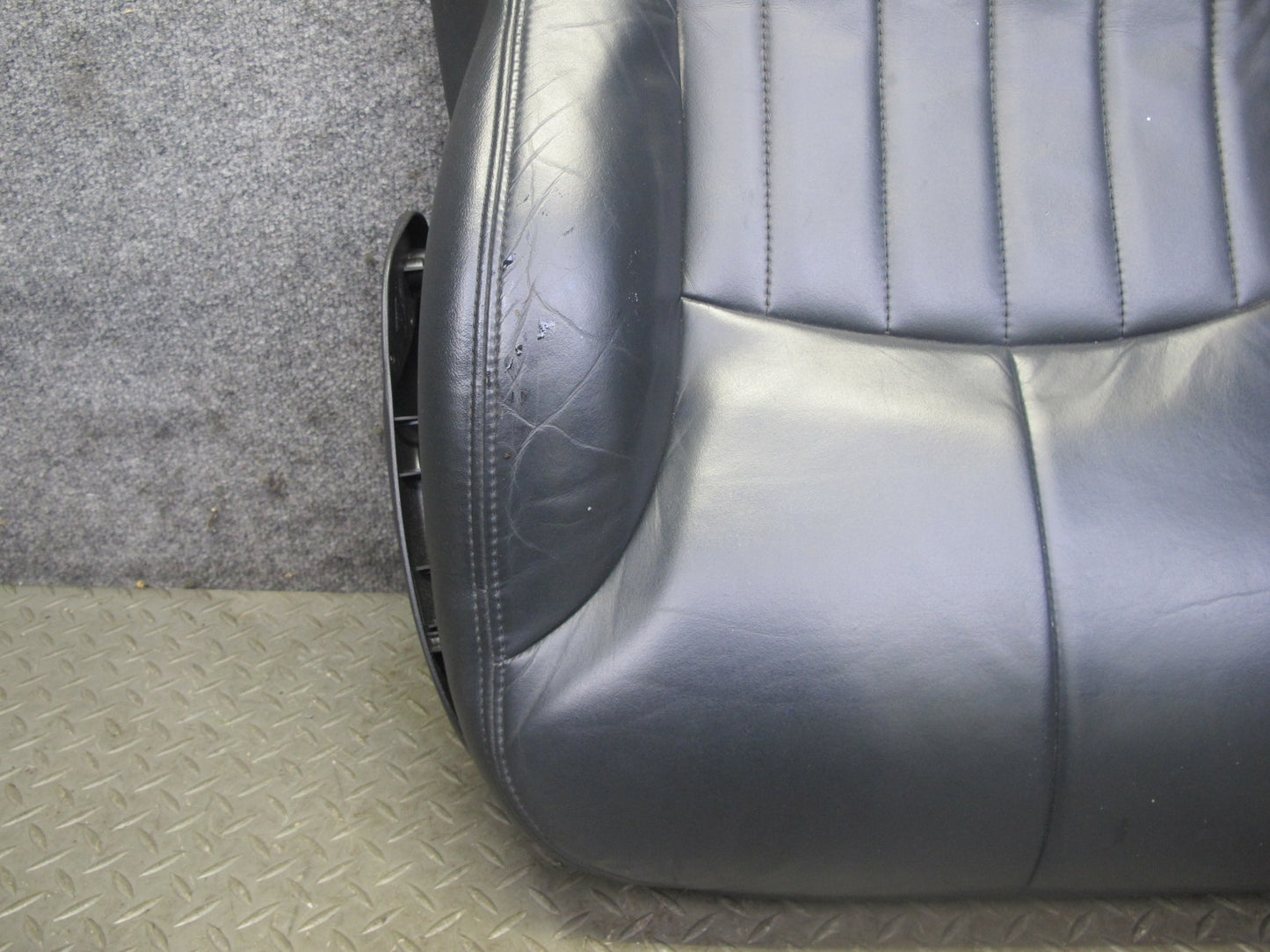 97-04 Chevrolet Corvette C5 Right Passenger Seat Lower Cushion Leather Black OEM