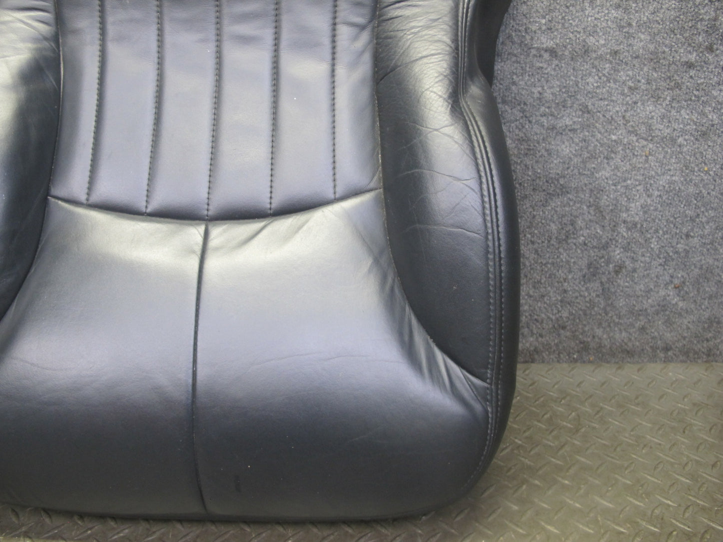 97-04 Chevrolet Corvette C5 Right Passenger Seat Lower Cushion Leather Black OEM