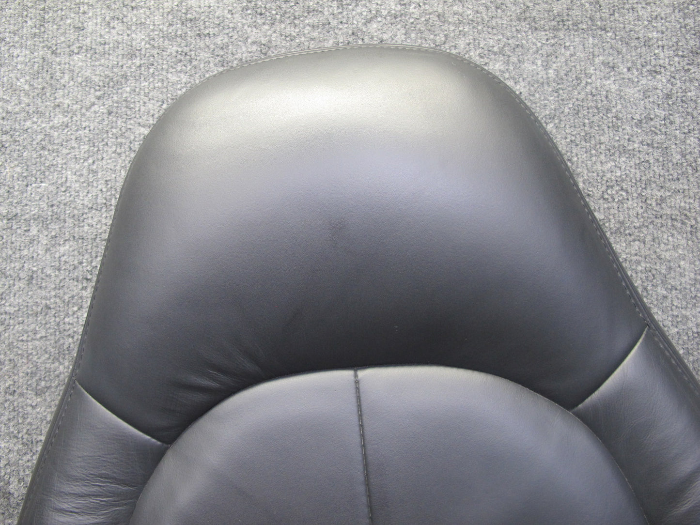 97-02 Chevrolet Corvette C5 Right Passenger Seat Upper Cushion Leather Black OEM