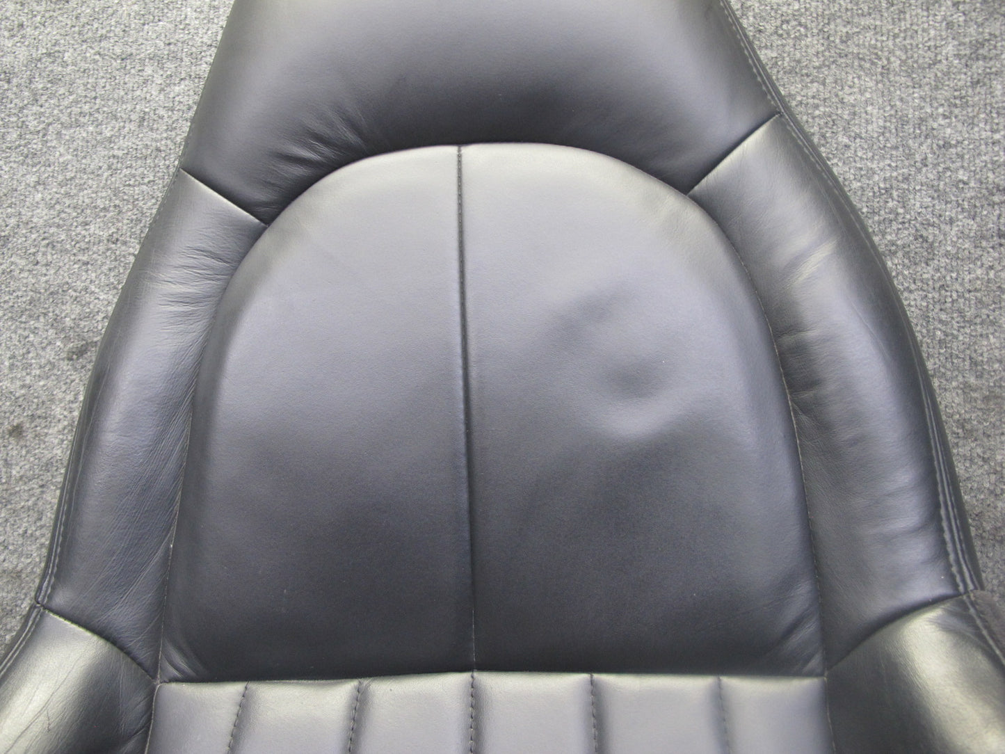 97-02 Chevrolet Corvette C5 Right Passenger Seat Upper Cushion Leather Black OEM