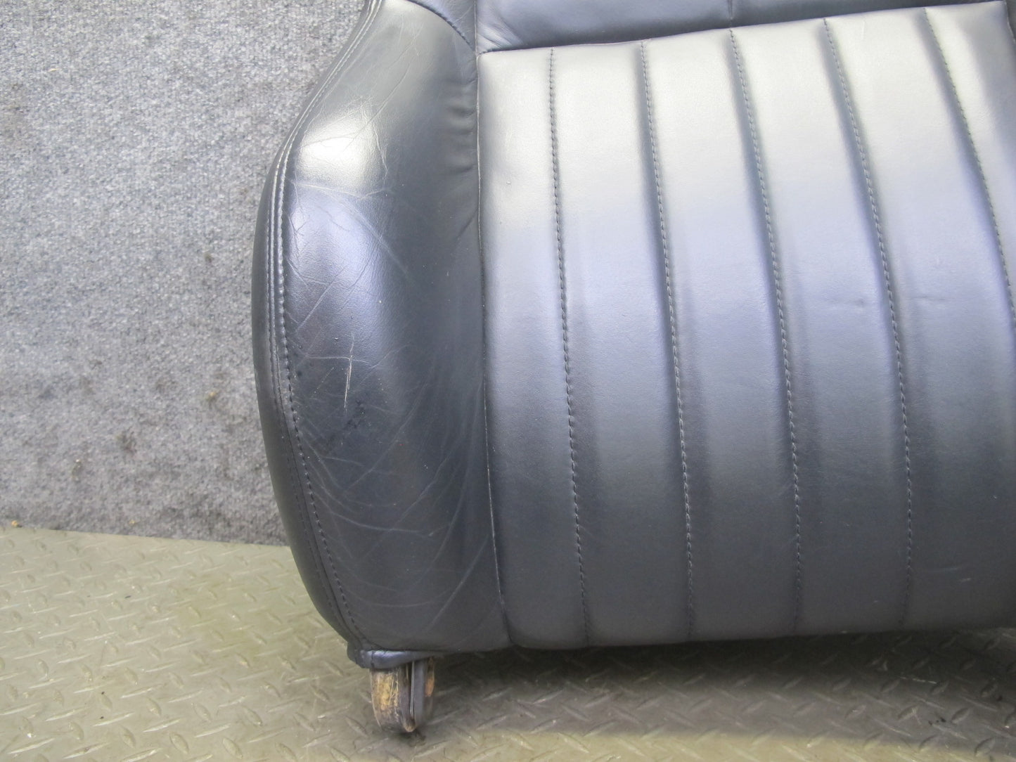 97-02 Chevrolet Corvette C5 Right Passenger Seat Upper Cushion Leather Black OEM