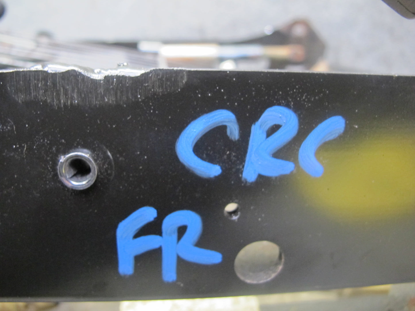 98-04 Chevrolet Corvette C5 Front Right Pass Seat Lower Track Frame w Motor OEM