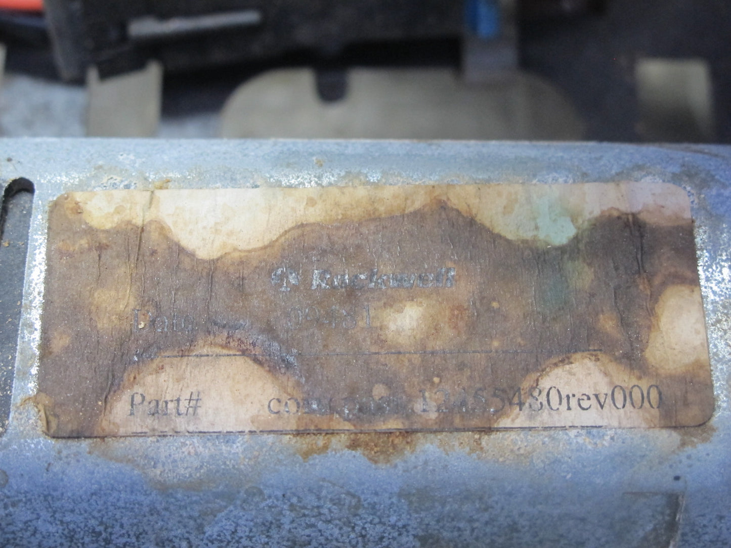 98-04 Chevrolet Corvette C5 Front Right Pass Seat Lower Track Frame w Motor OEM