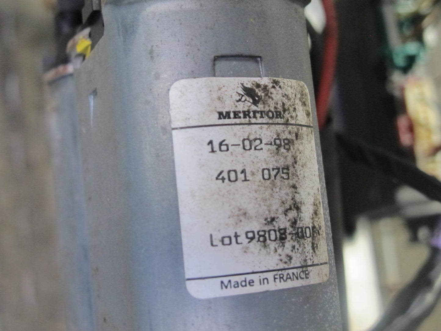 98-04 Chevrolet Corvette C5 Front Right Pass Seat Lower Track Frame w Motor OEM