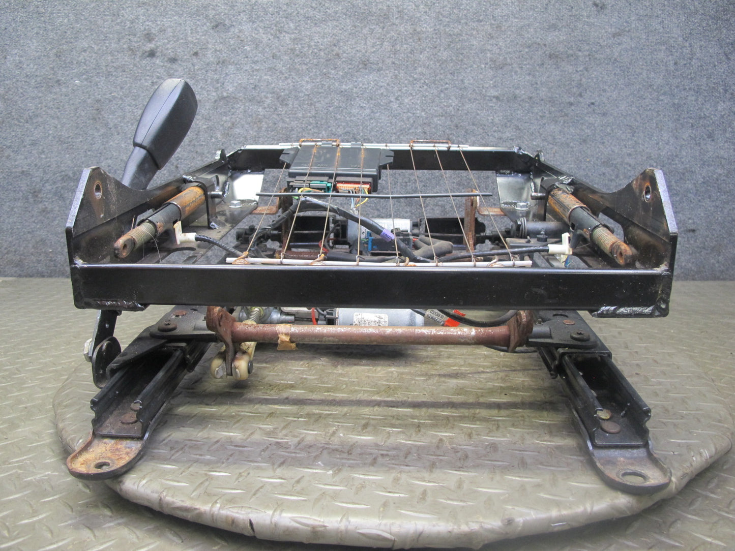 98-04 Chevrolet Corvette C5 Front Right Pass Seat Lower Track Frame w Motor OEM