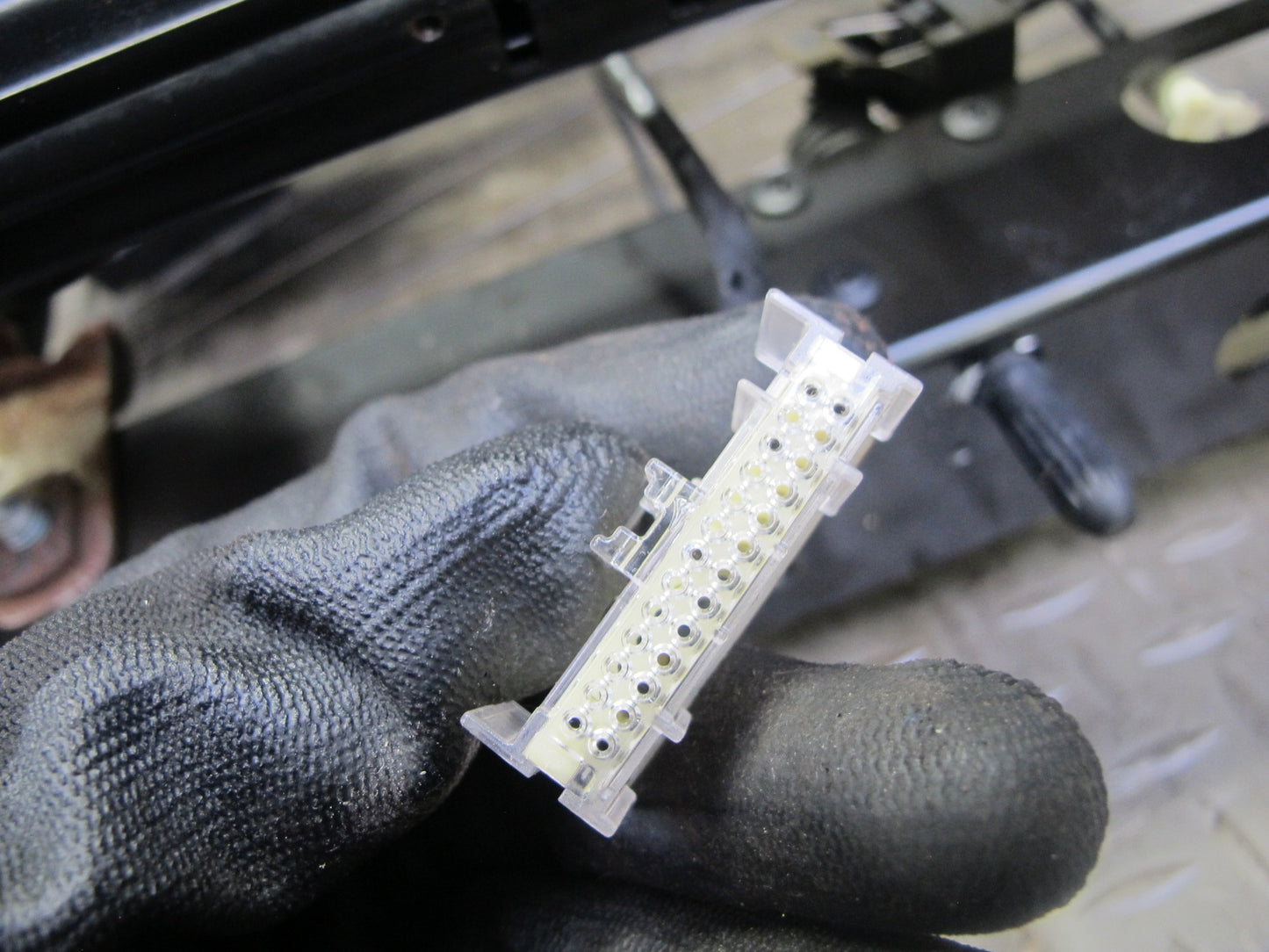 98-04 Chevrolet Corvette C5 Front Right Pass Seat Lower Track Frame w Motor OEM