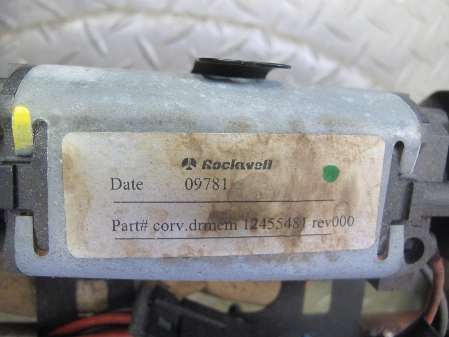 97-04 Chevrolet Corvette C5 Front Left Driver Seat Lower Track Frame w Motor OEM