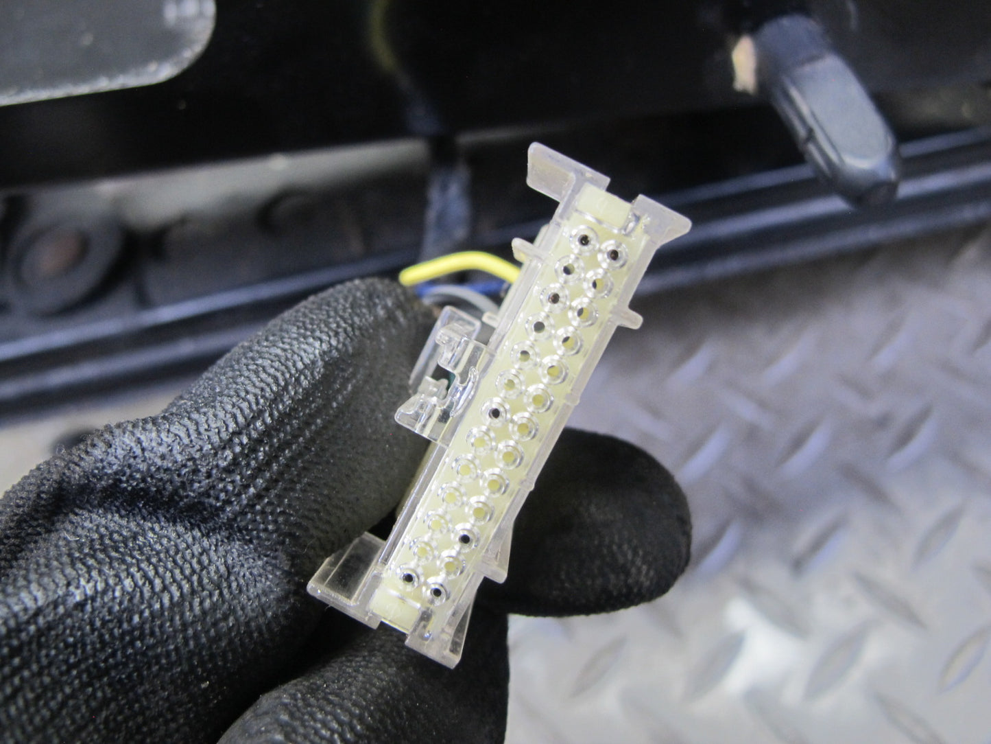 97-04 Chevrolet Corvette C5 Front Left Driver Seat Lower Track Frame w Motor OEM