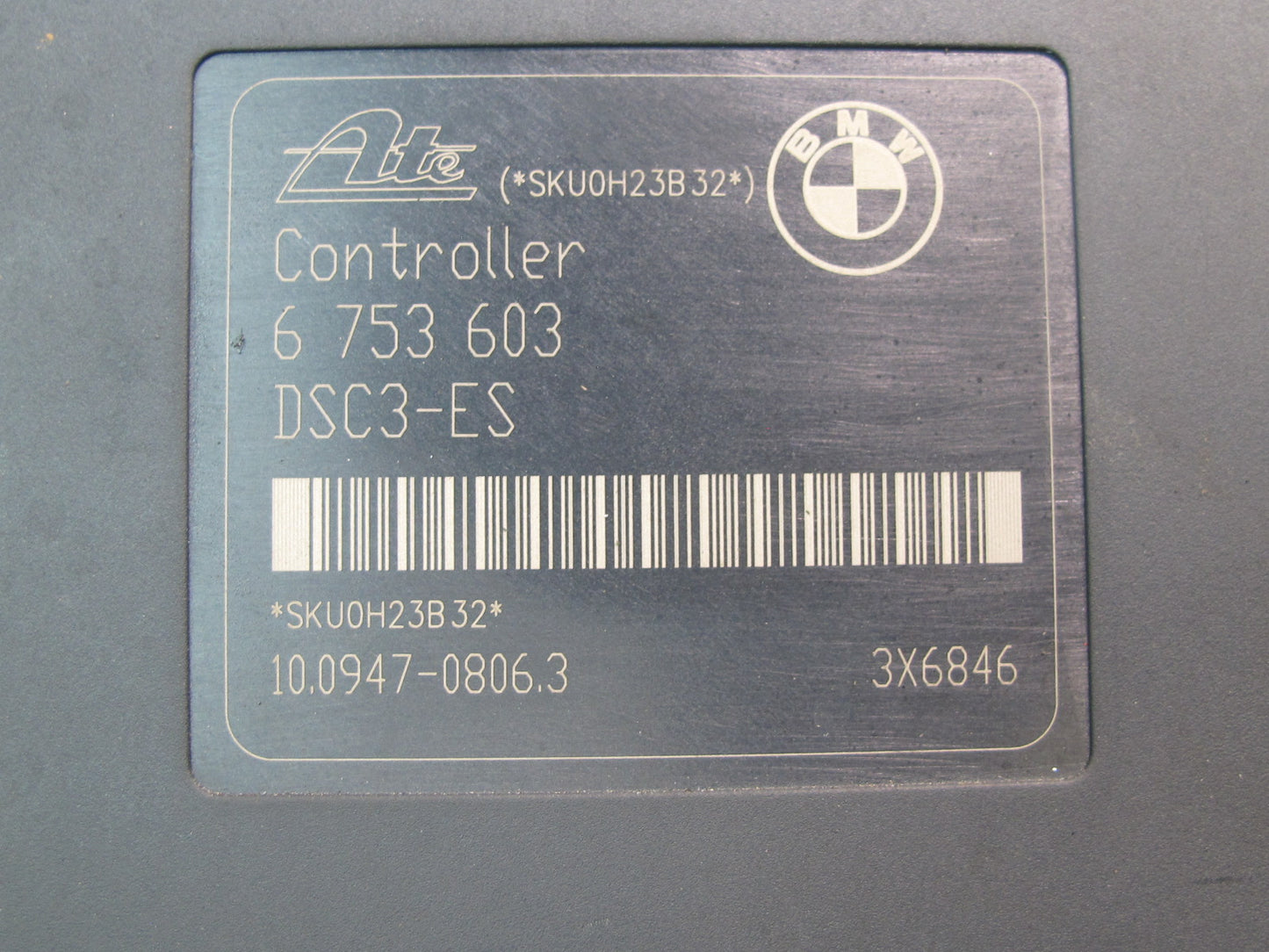 2001 BMW E46 330Ci M54 Anti Lock Brake ABS DSC Pump Module 6753603 OEM