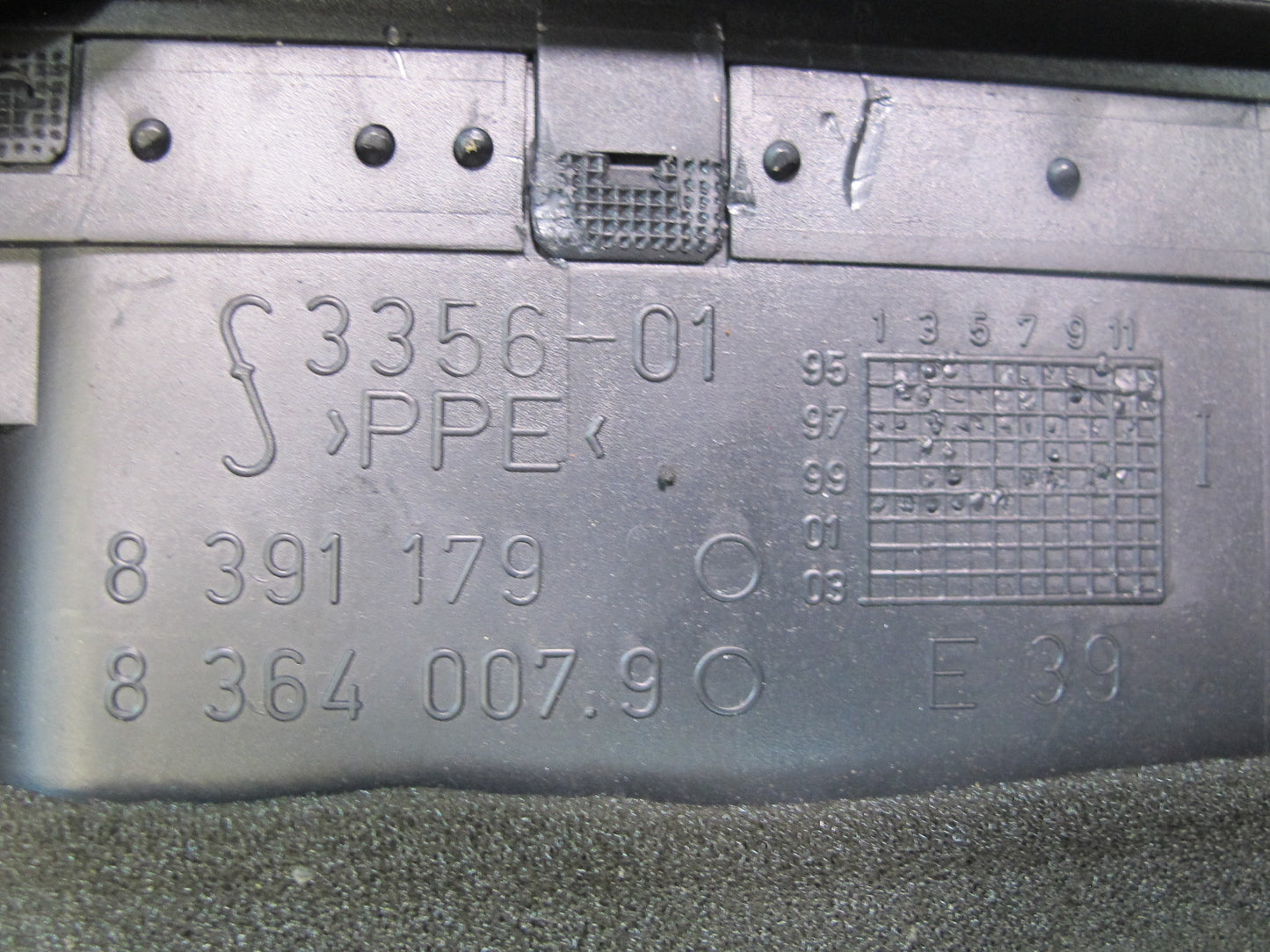 01-06 BMW E46 330ci Set of 3 Dash Front Left Center Right Air Vent Grille OEM