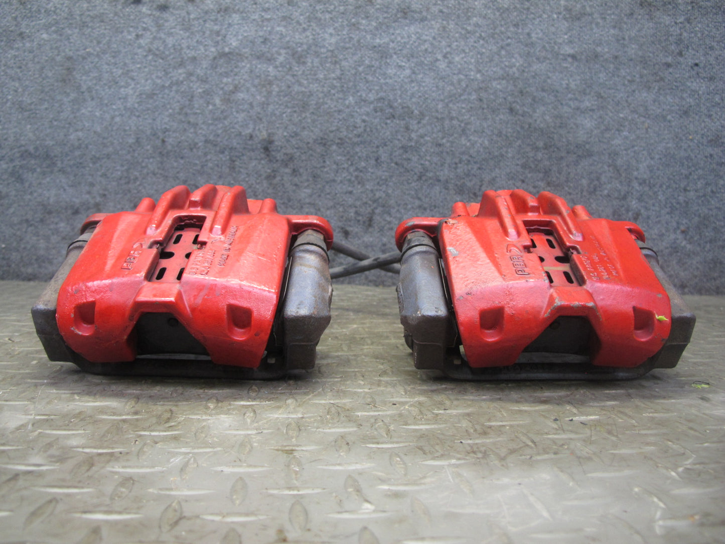 97-04 Chevrolet Corvette C5 Coupe Convert Set of 2 Rear Brake Caliper PBR OEM