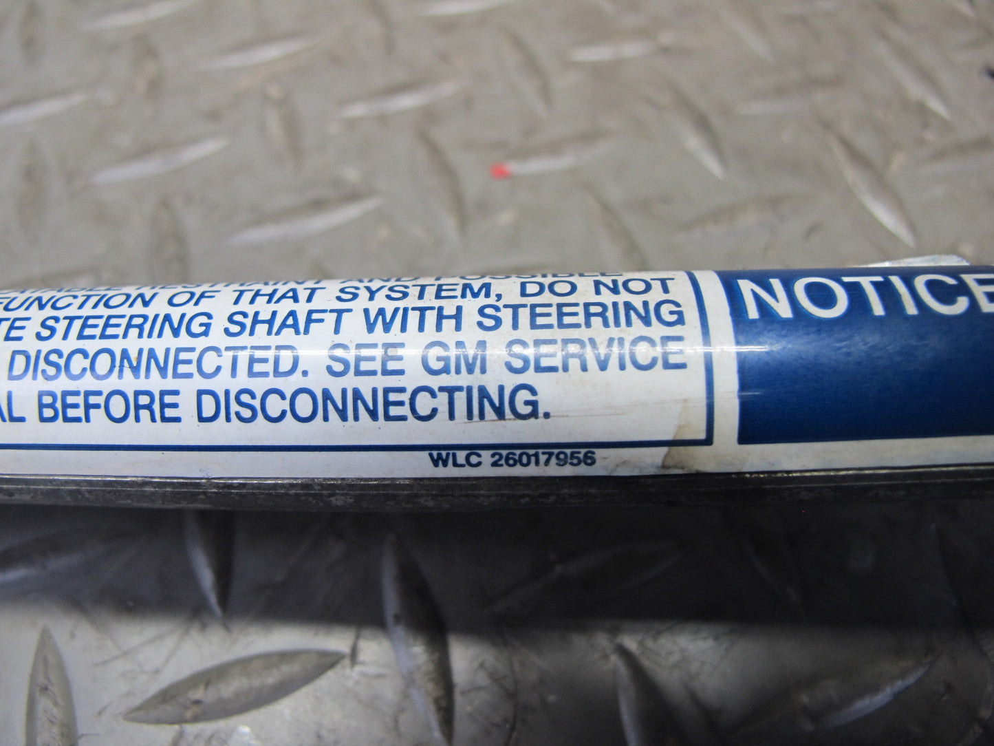 97-98 Chevrolet Corvette C5 Steering Column Intermediate U Joint Shaft OEM