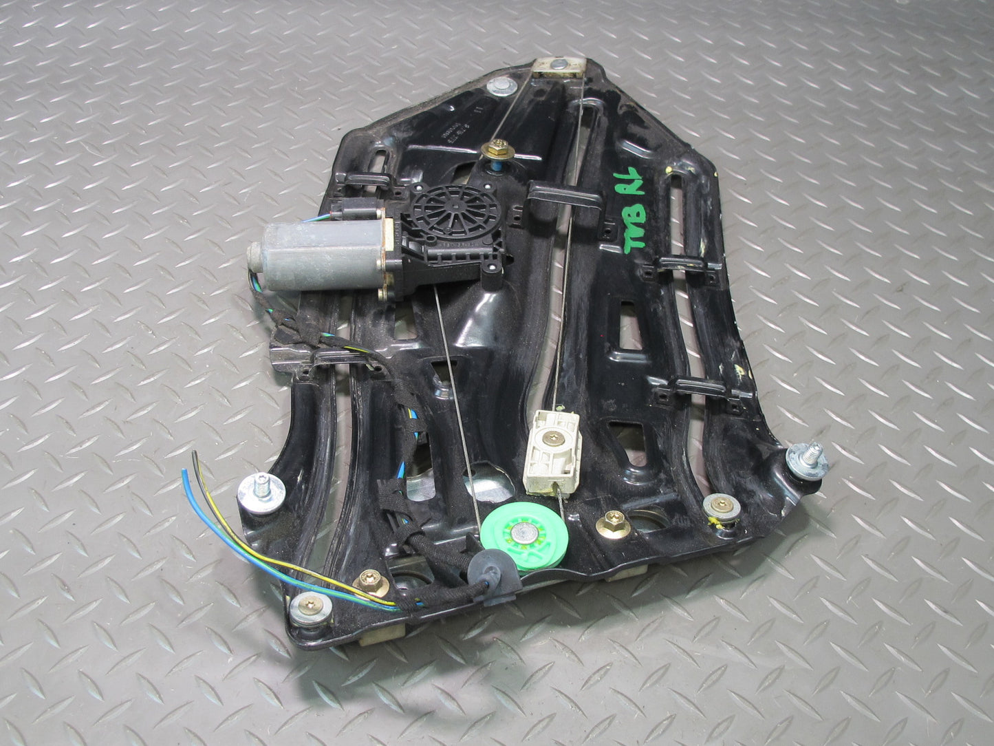 01-06 BMW E46 330Ci Convertible Rear Left Quarter Window Regulator w Motor OEM