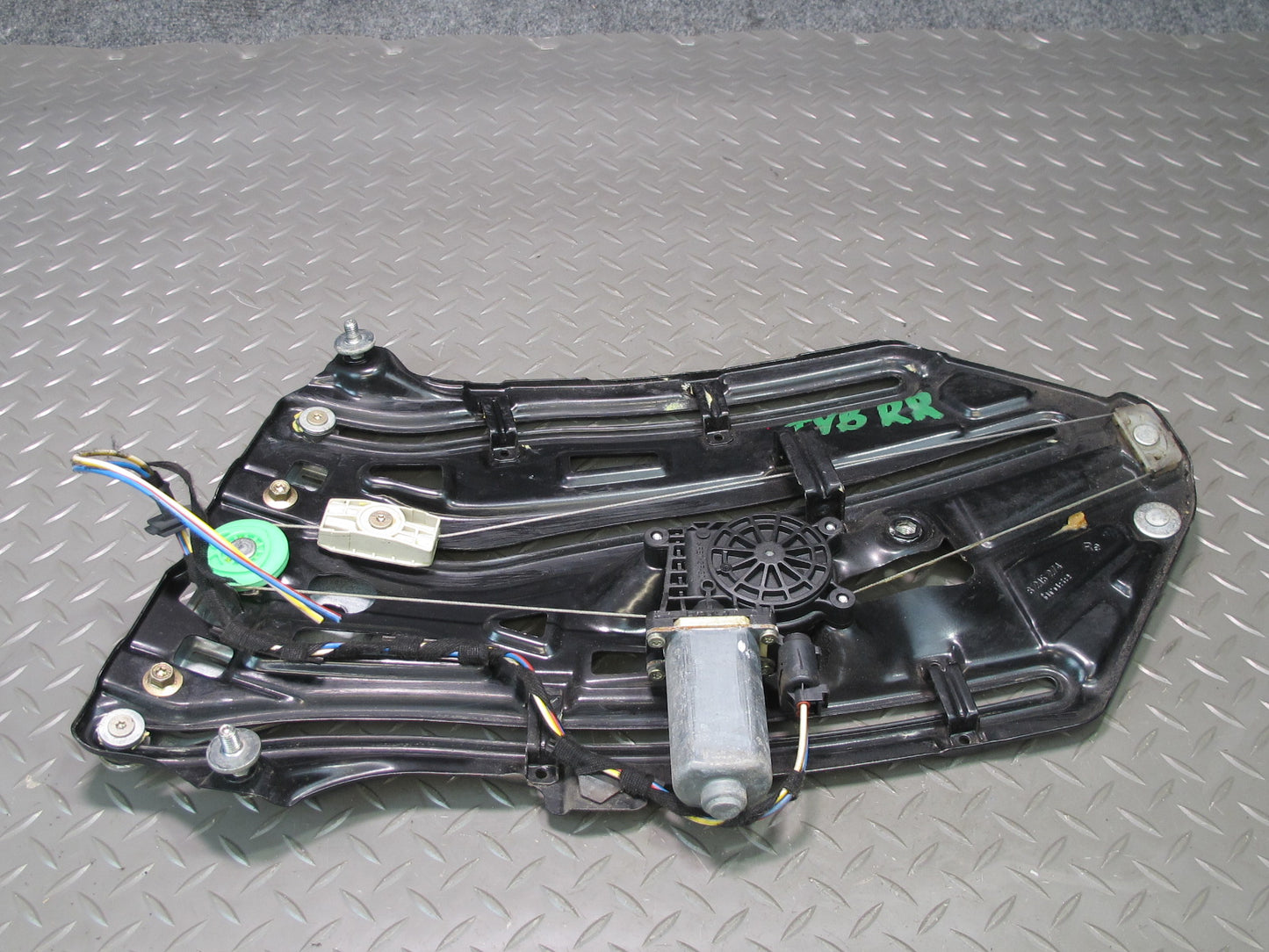 01-06 BMW E46 330Ci Convertible Rear Right Quarter Window Regulator w Motor OEM