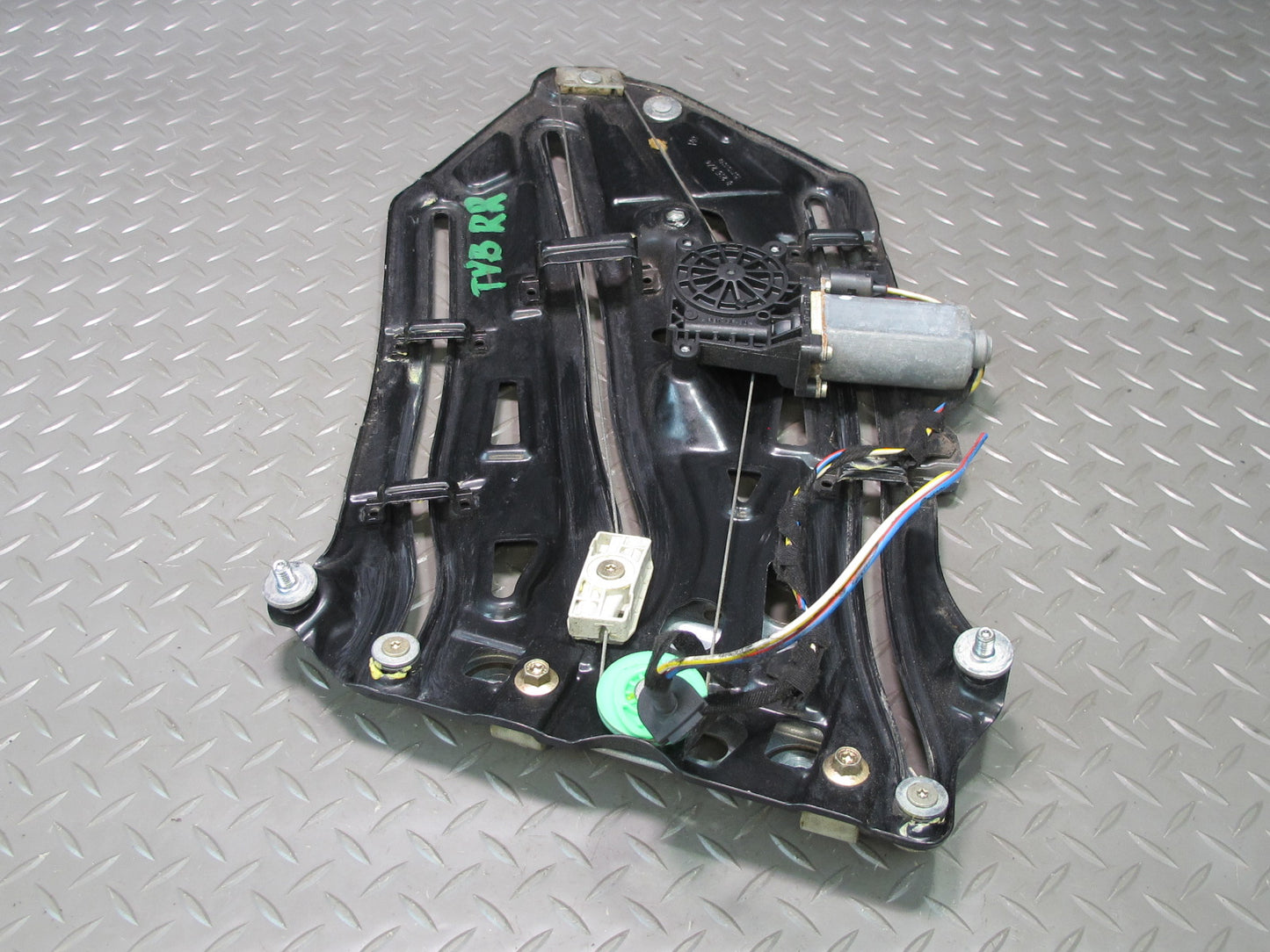 01-06 BMW E46 330Ci Convertible Rear Right Quarter Window Regulator w Motor OEM