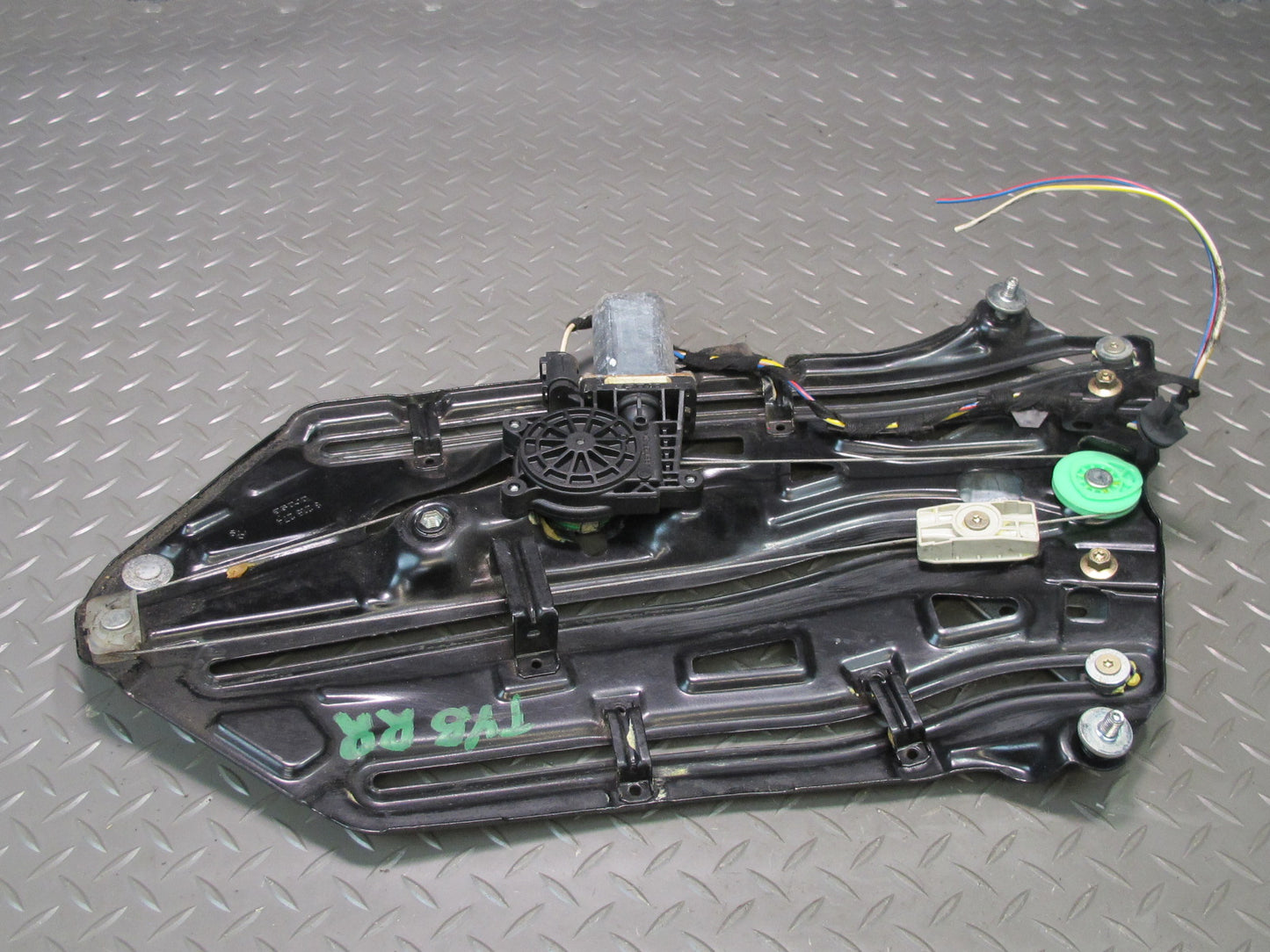 01-06 BMW E46 330Ci Convertible Rear Right Quarter Window Regulator w Motor OEM