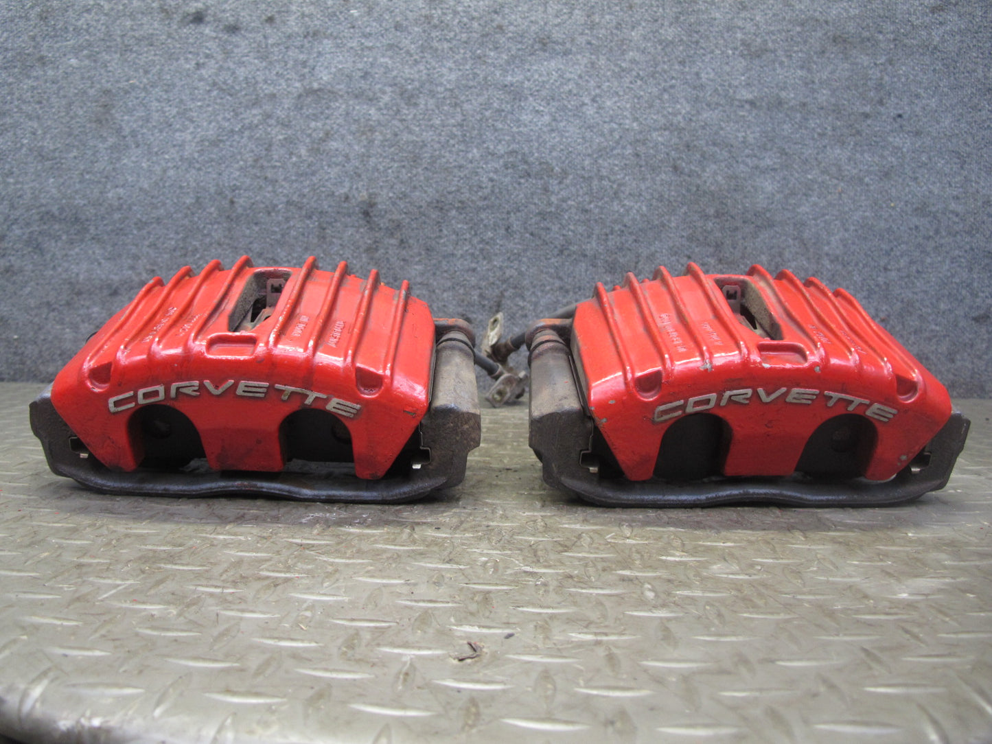 97-04 Chevrolet Corvette C5 Coupe Convert Set of 2 Front Brake Caliper PBR OEM