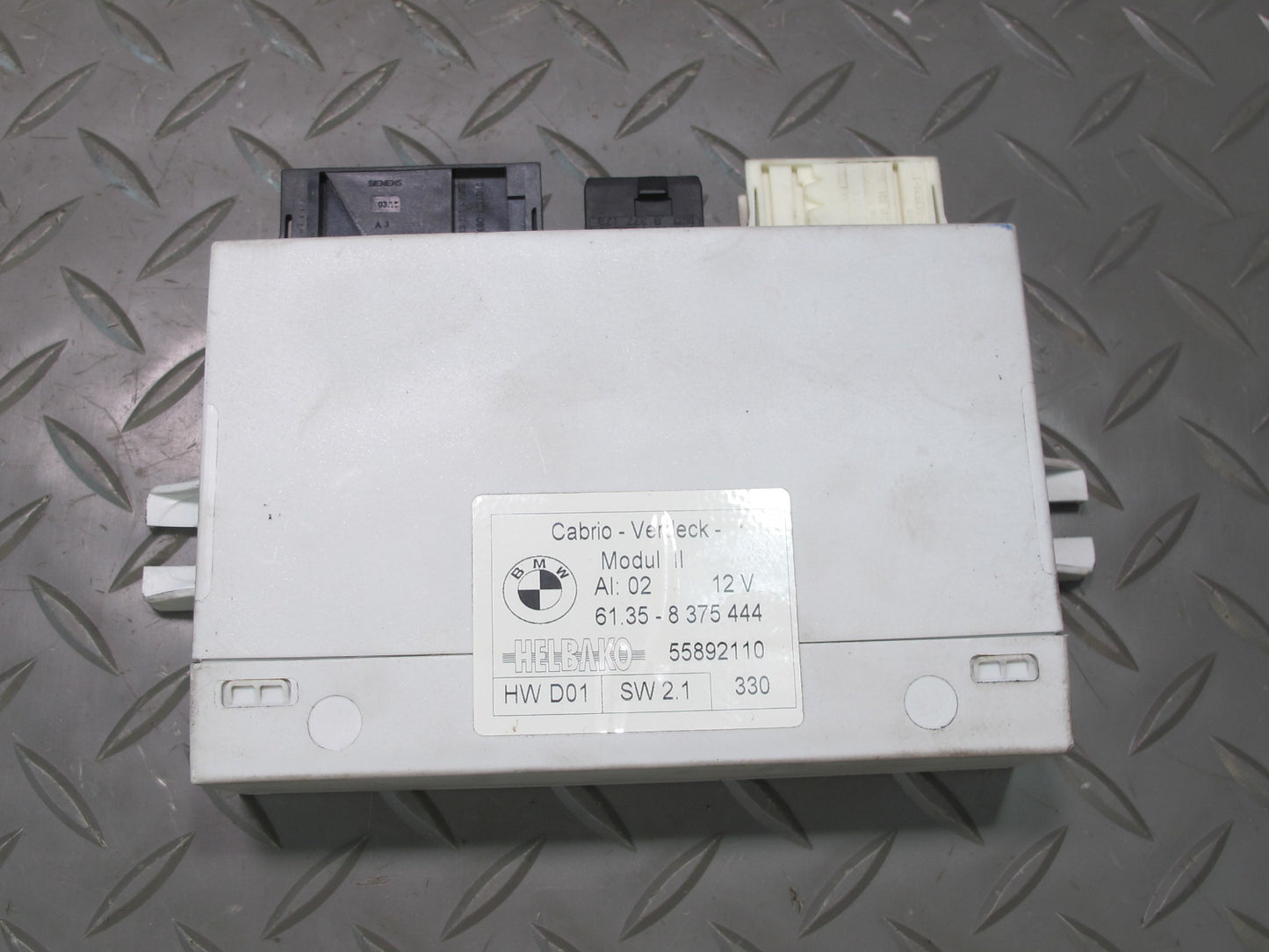 01-06 BMW E46 330ci Convertible Folding TOP Roof Control Module Unit 8375444 OEM