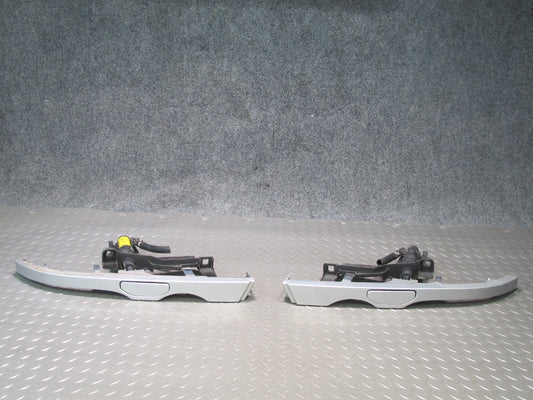 01-03 BMW E46 330ci M3 Coupe Conv Front Headlight Washer Nozzle JET Trim Set OEM