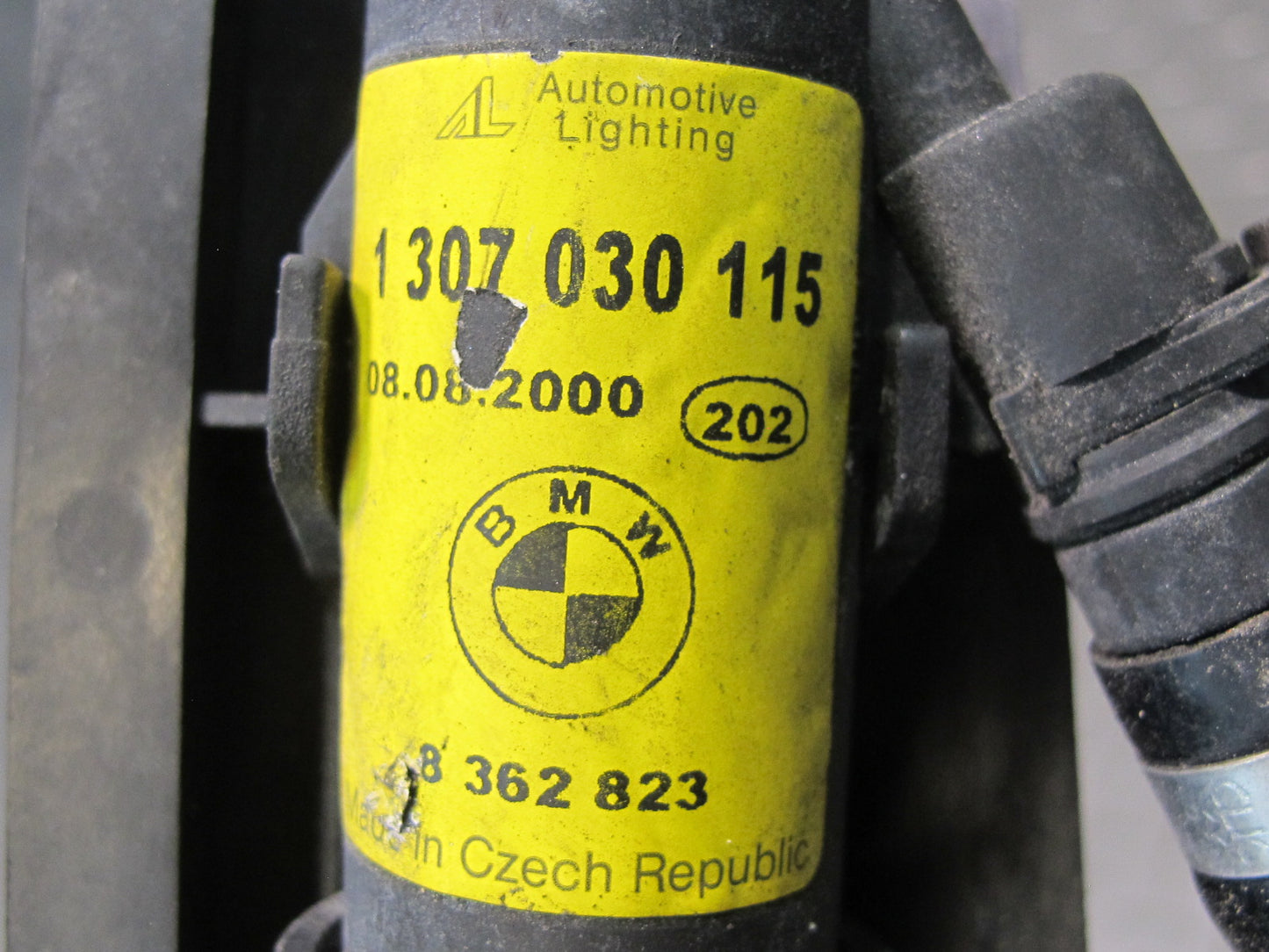 01-03 BMW E46 330ci M3 Coupe Conv Front Headlight Washer Nozzle JET Trim Set OEM