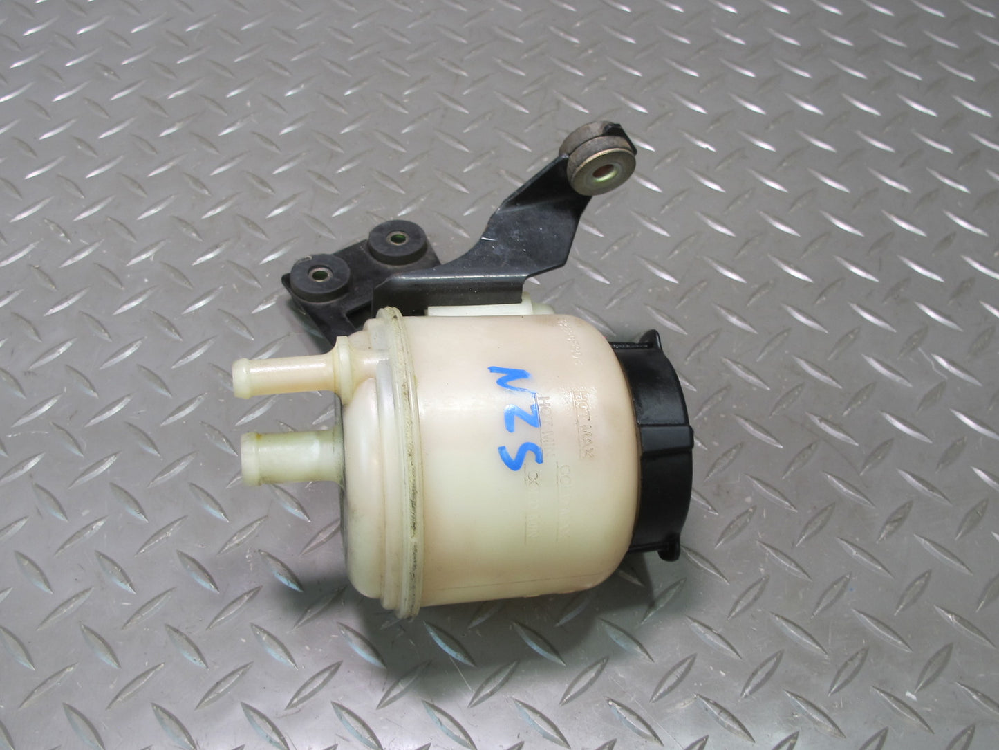 04-07 Nissan 350Z Z33 Convert Power Steering Fluid Reservoir Tank w Bracket OEM