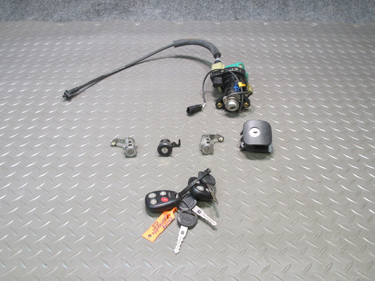 97-04 Chevrolet Corvette C5 Ignition Switch Door Glove Console Lock KEY Set OEM