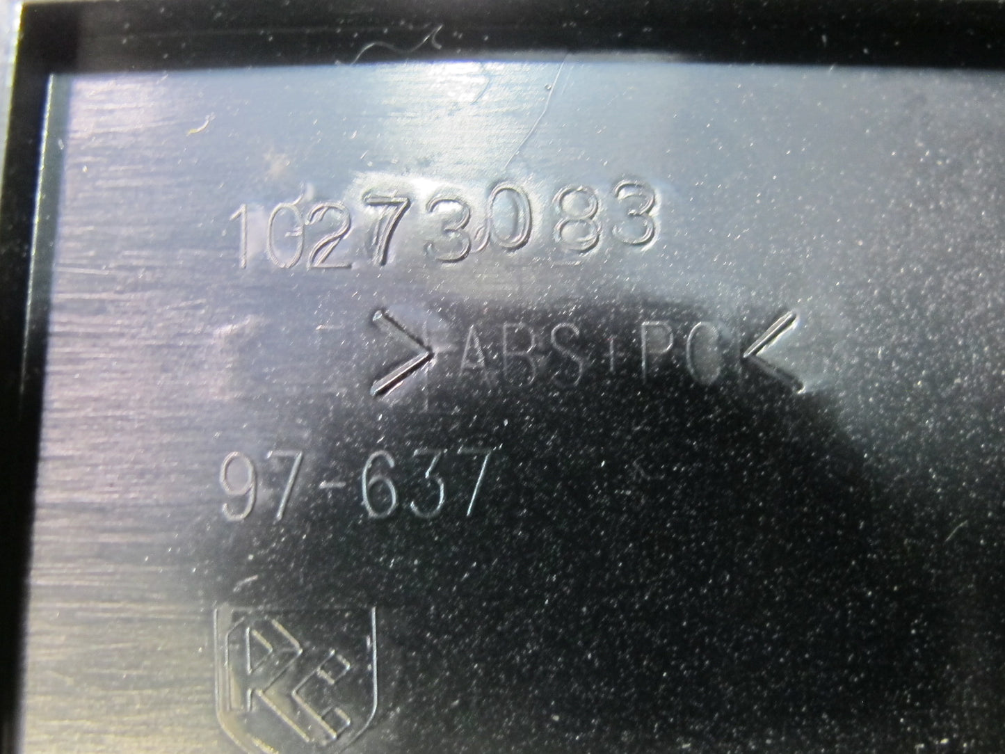 97-04 Chevrolet Corvette C5 Fuse Panel Cover Carpet Interior Black 10273083 OEM