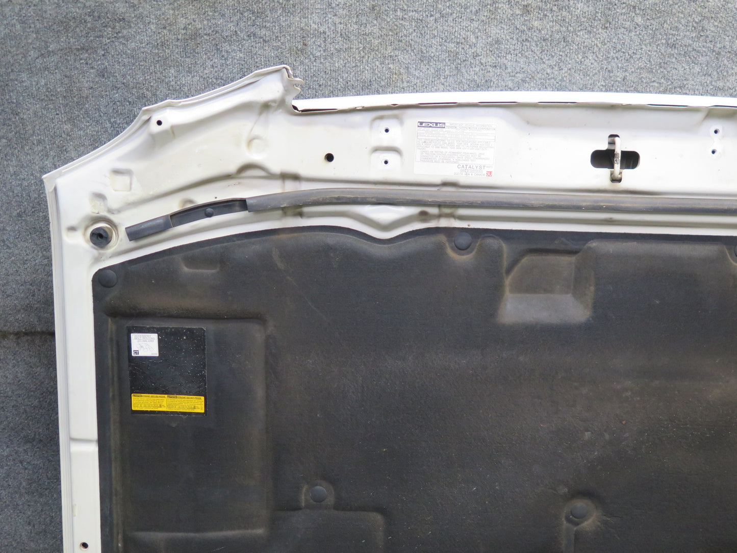 1998-2007 Lexus UZJ100L LX470 Front Hood Bonnet Shell Panel Crystal White