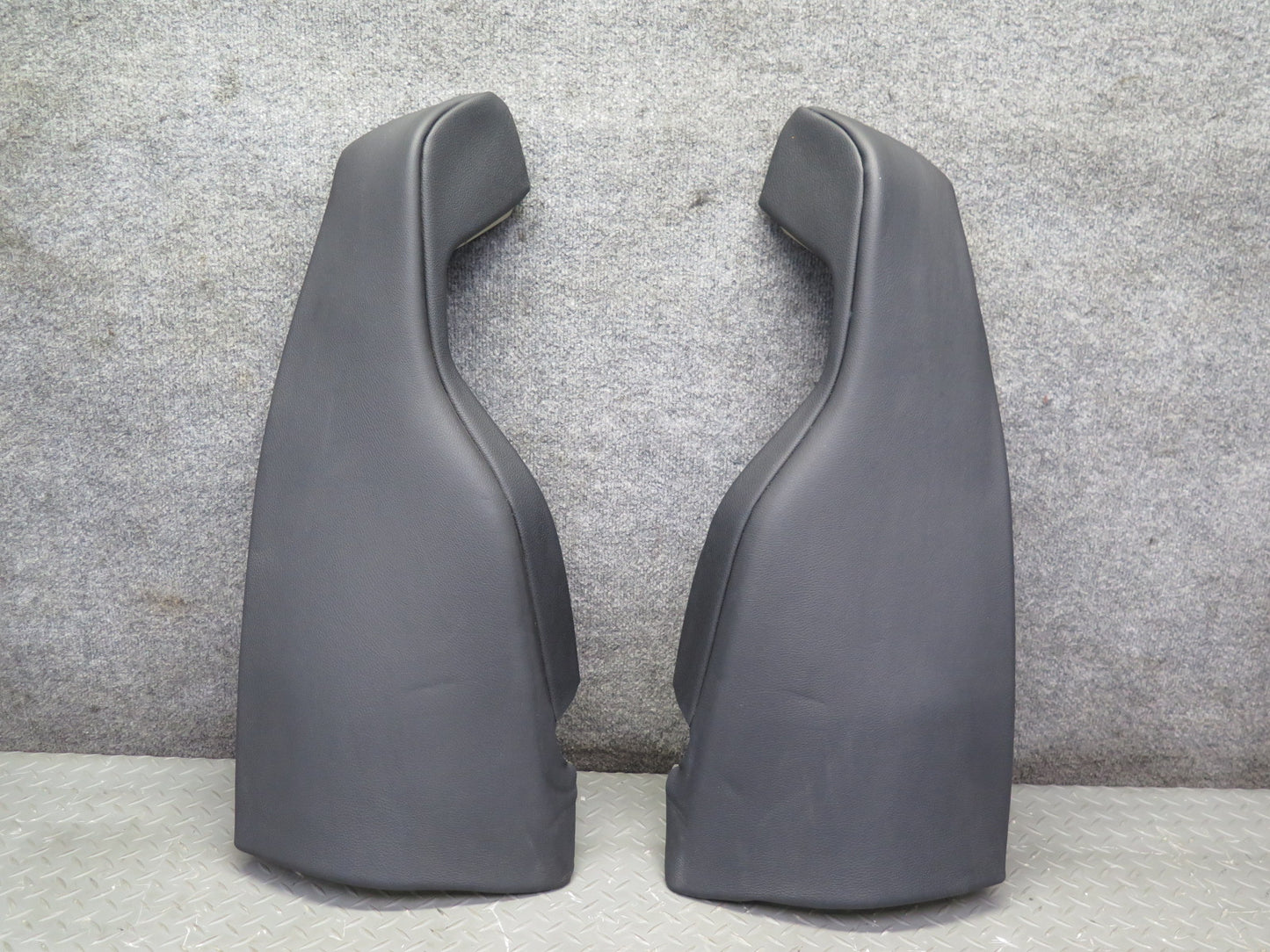 12-18 BMW F30 335i Rear Leather Seat Left & Right Lateral Trim Bolster Set OEM