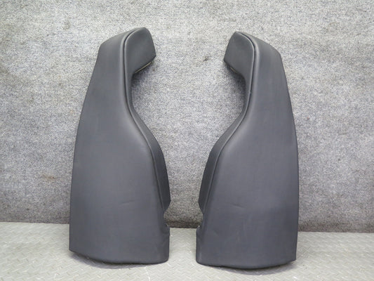 12-18 BMW F30 335i Rear Leather Seat Left & Right Lateral Trim Bolster Set OEM