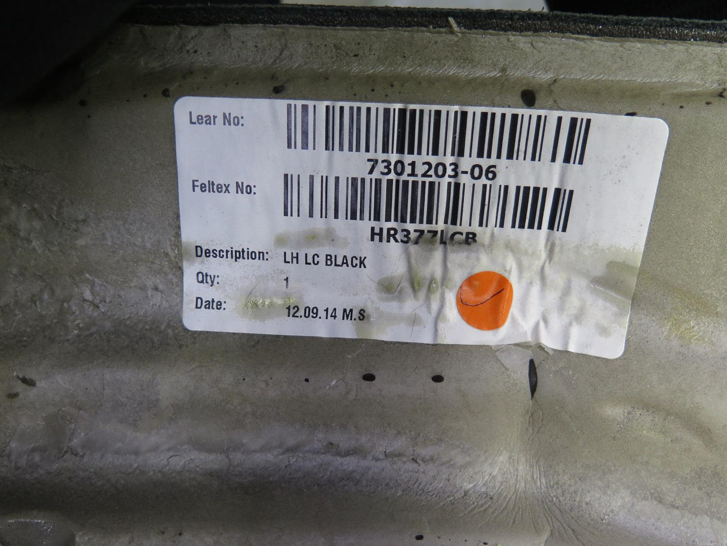 12-18 BMW F30 335i Rear Leather Seat Left & Right Lateral Trim Bolster Set OEM