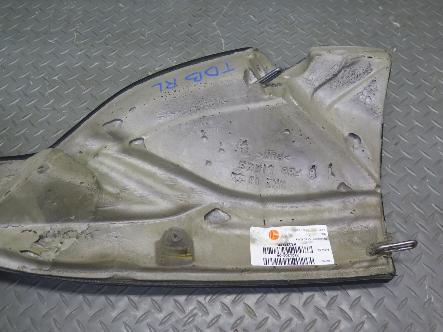 12-18 BMW F30 335i Rear Leather Seat Left & Right Lateral Trim Bolster Set OEM