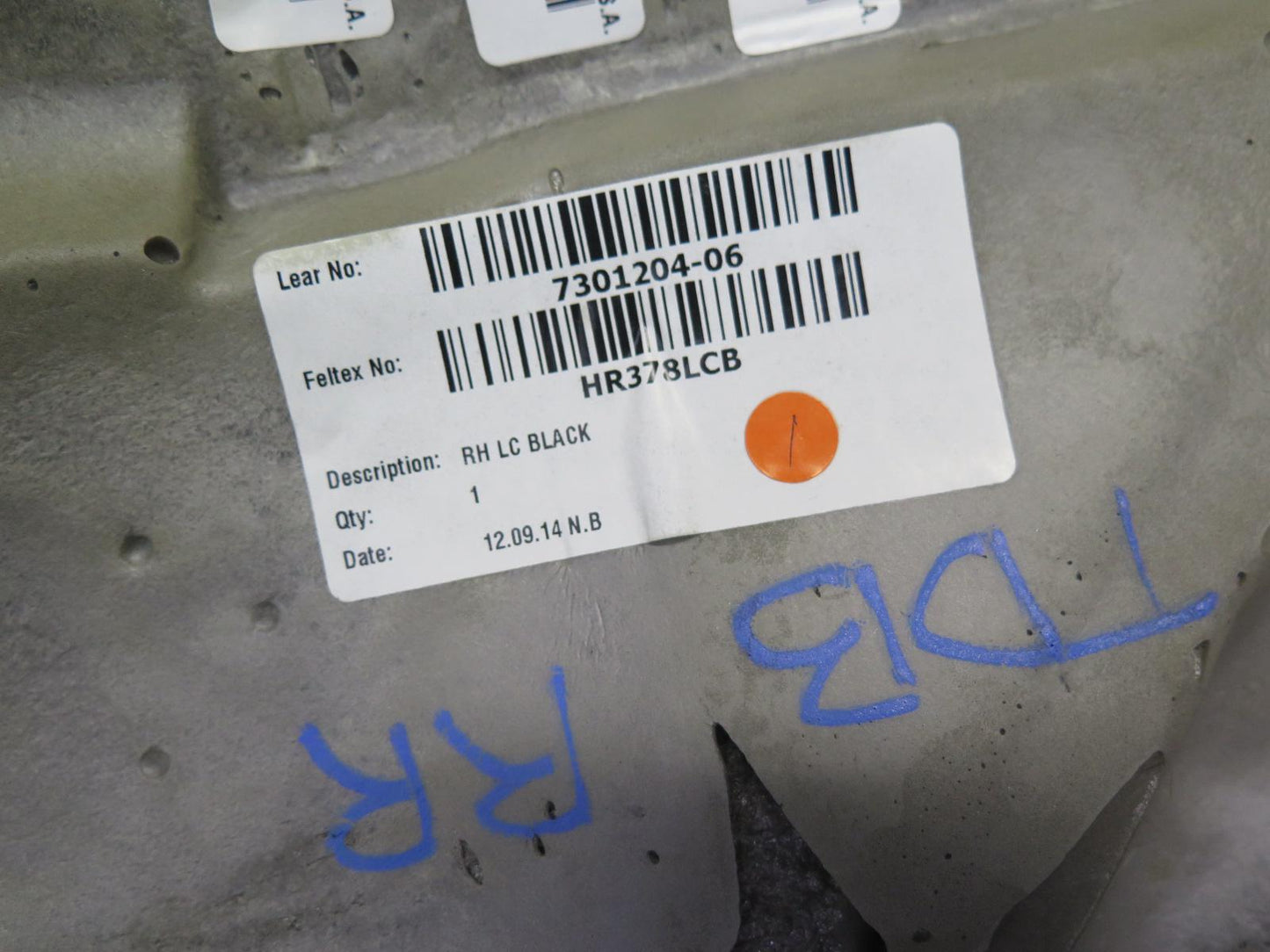 12-18 BMW F30 335i Rear Leather Seat Left & Right Lateral Trim Bolster Set OEM