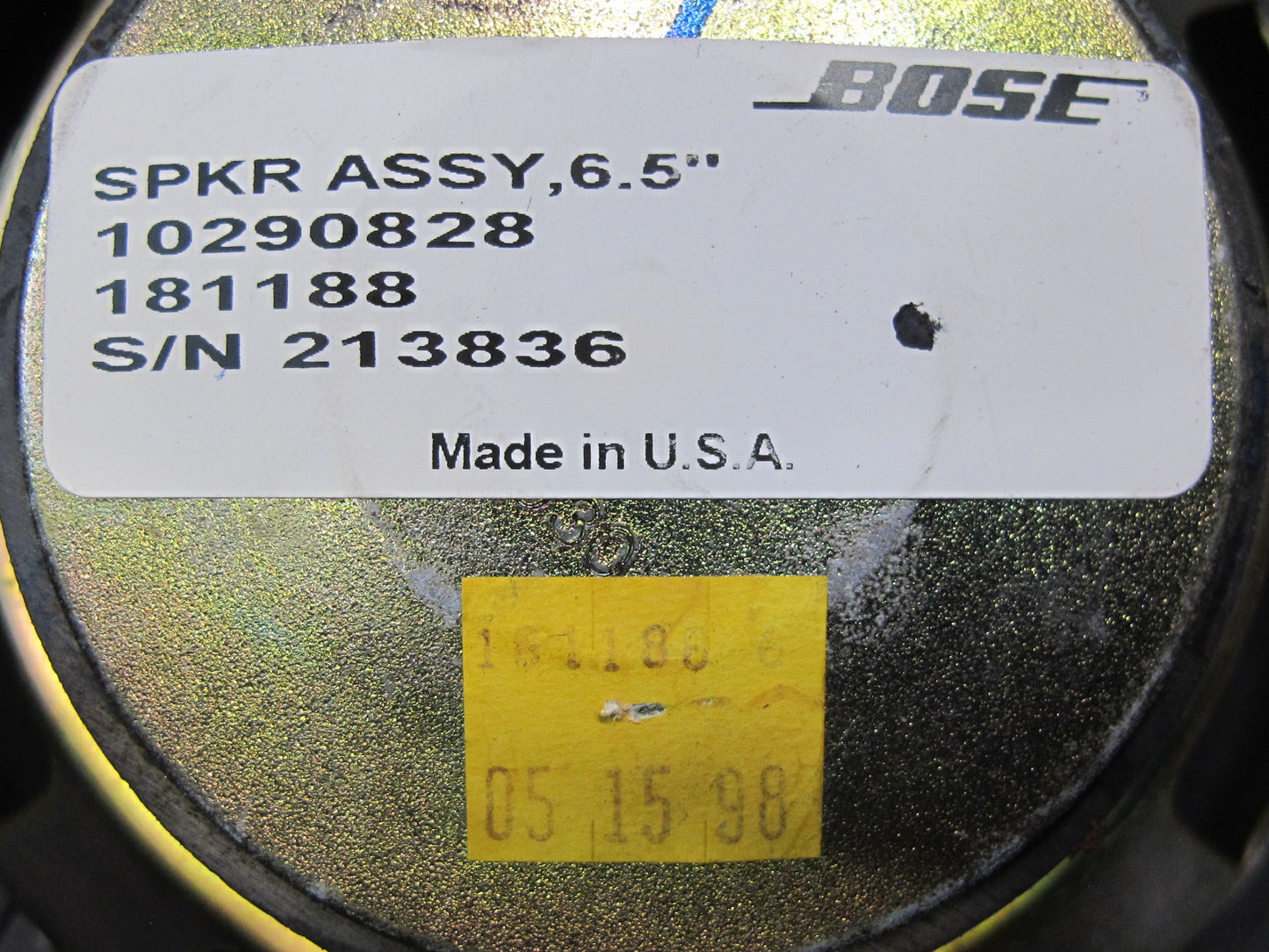 98-04 Chevrolet Corvette C5 Coupe Set of 2 Rear Left & Right Audio Speaker OEM