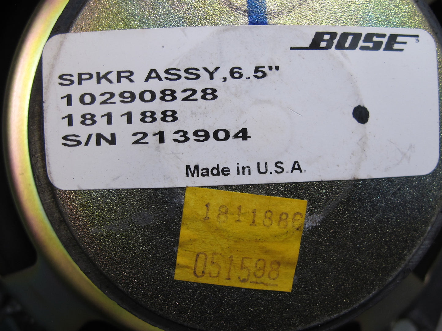 98-04 Chevrolet Corvette C5 Coupe Set of 2 Rear Left & Right Audio Speaker OEM