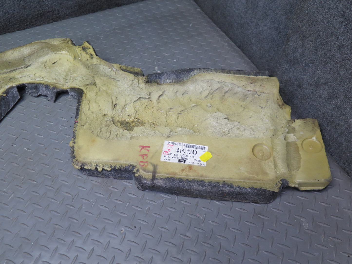 1997-2004 Porsche Boxster 986 Interior Carpet Liner Floor MAT Cover Black