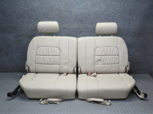 2006-2007 Lexus UZJ100L LX470 Rear Third 3RD ROW Left & Right Leather Seat Set