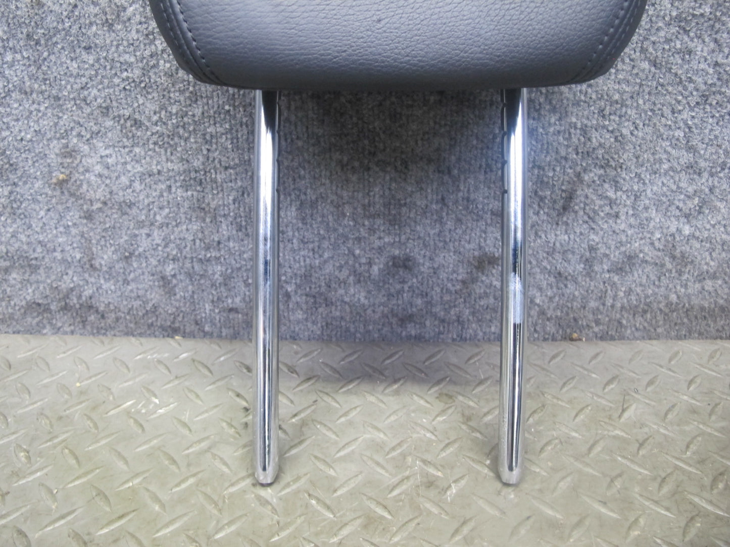 12-18 BMW F30 335i Rear Right Center Left Seat Headrest Set Leather Black OEM