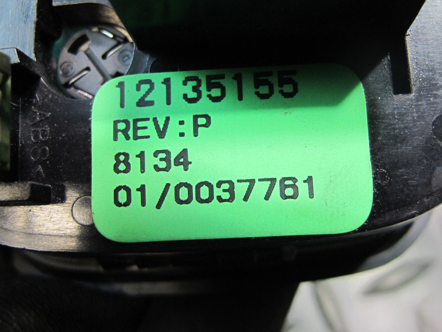 97-04 Chevrolet Corvette C5 Fog Light Trunk Open Switch Button 12135155 OEM