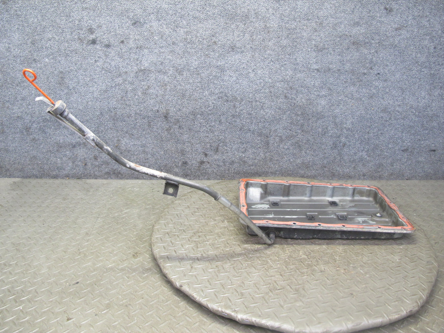 89-92 Toyota Supra MK3 NA A340E AT Automatic Transmission Oil Pan w Dipstick OEM