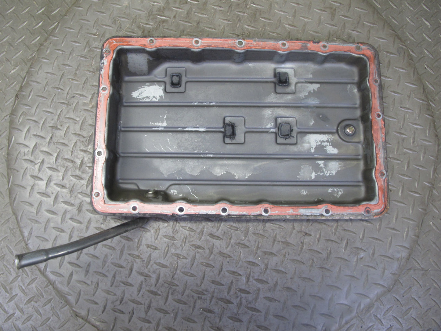 89-92 Toyota Supra MK3 NA A340E AT Automatic Transmission Oil Pan w Dipstick OEM