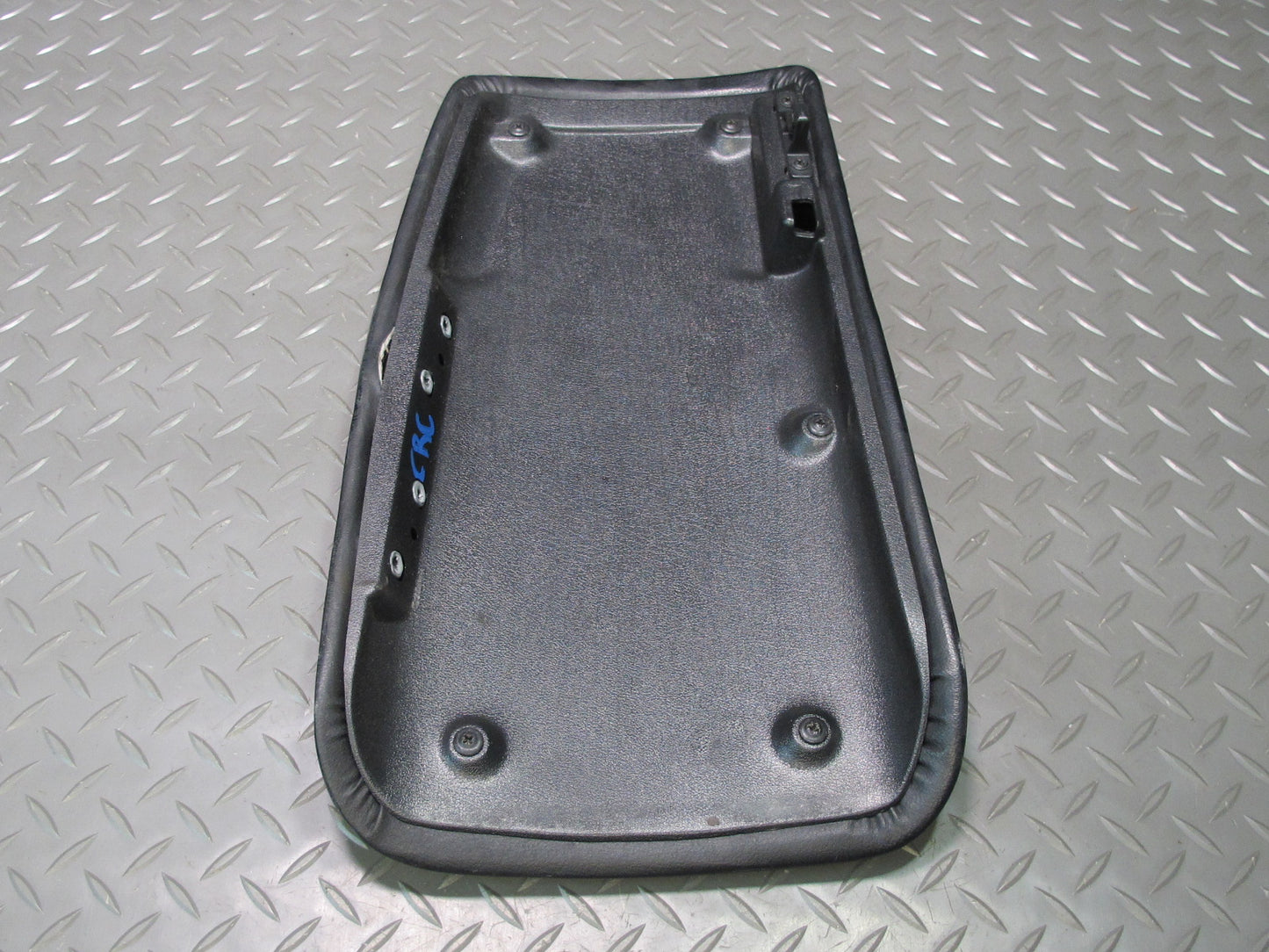 97-04 Chevrolet Corvette C5 Center Console Storage Armrest Lid Black OEM