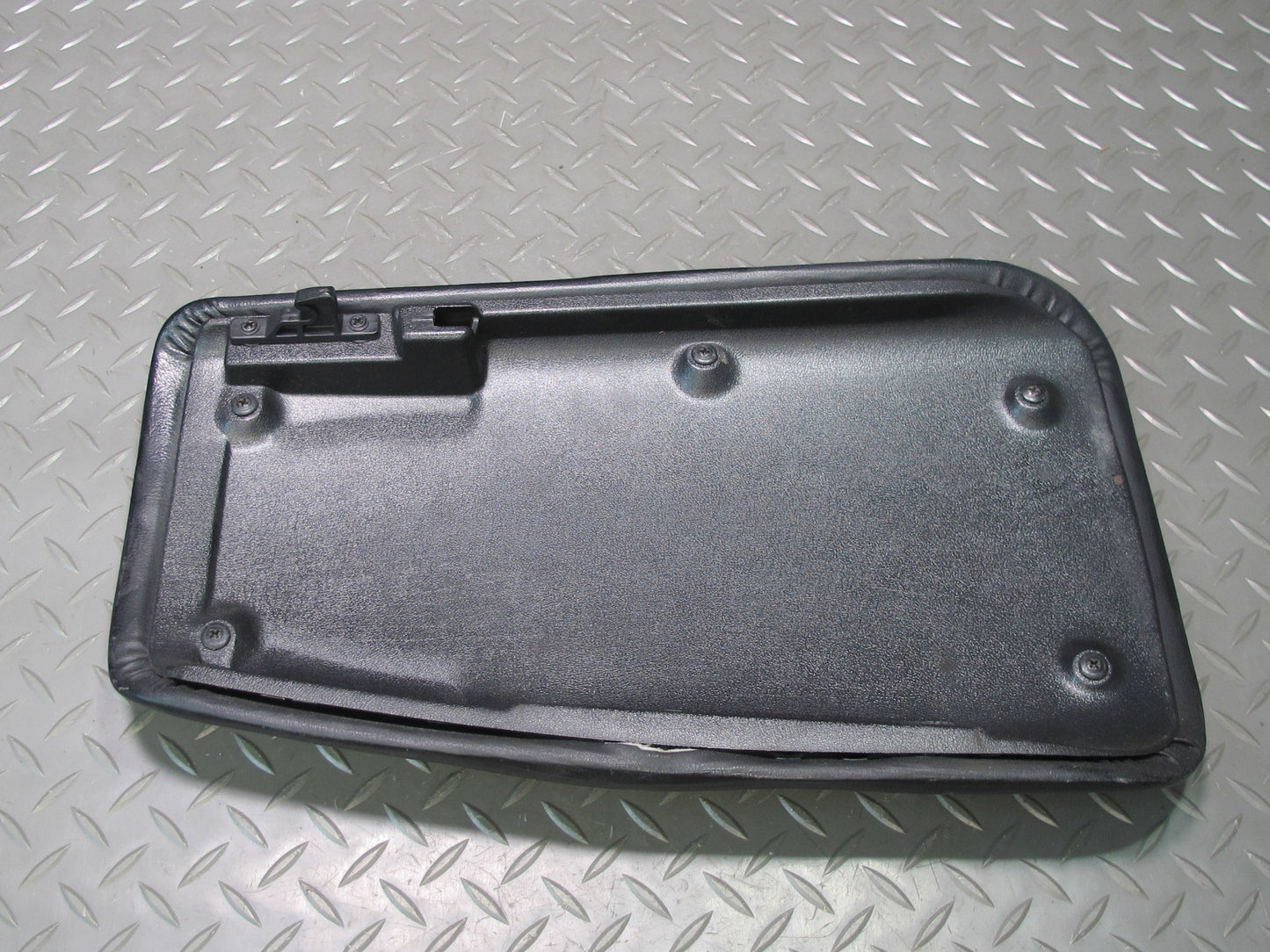 97-04 Chevrolet Corvette C5 Center Console Storage Armrest Lid Black OEM