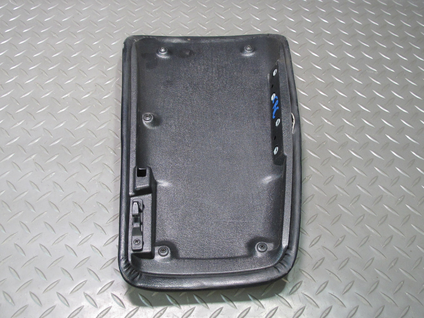 97-04 Chevrolet Corvette C5 Center Console Storage Armrest Lid Black OEM