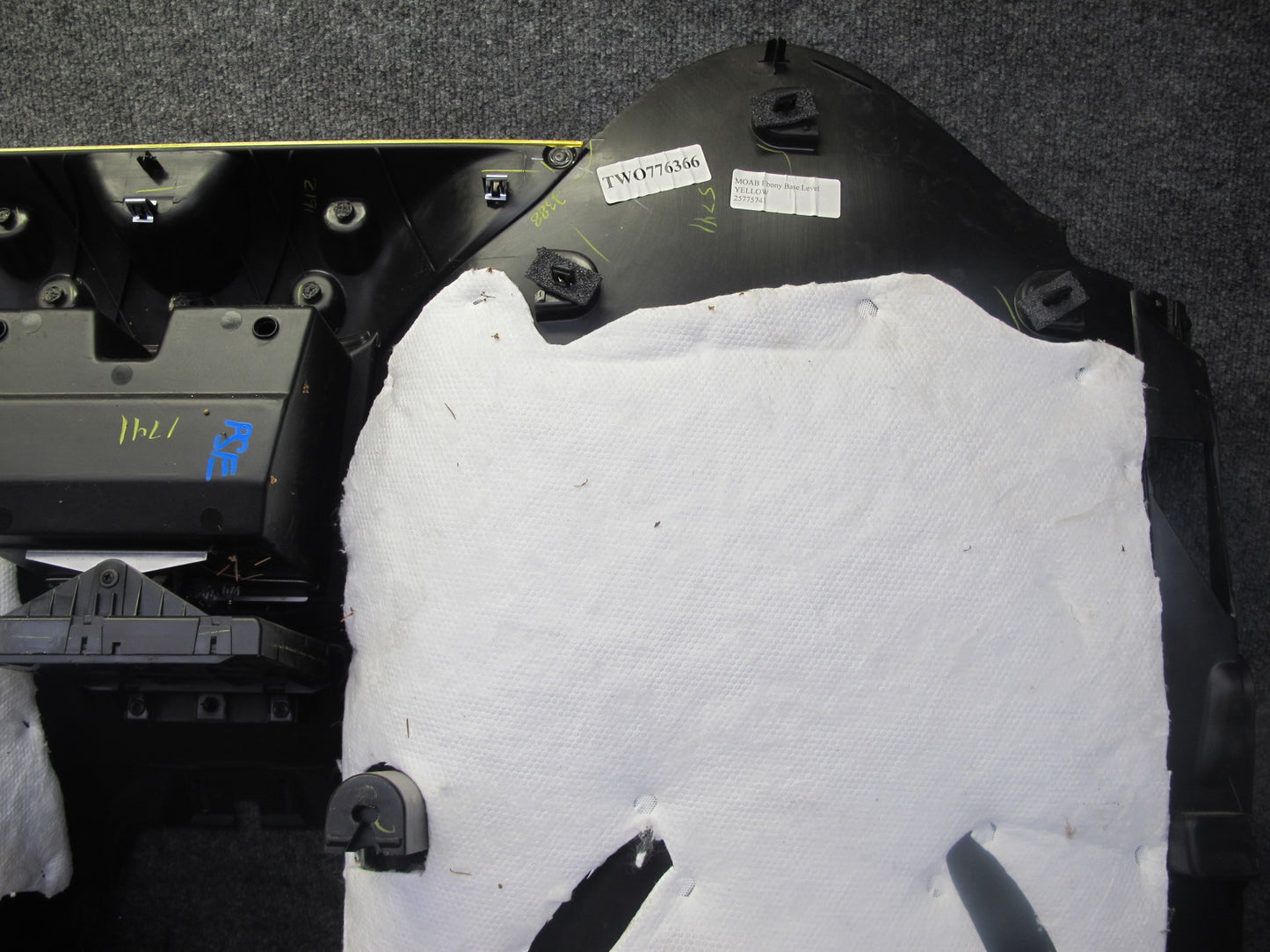 2007 Pontiac Solstice Rear Interior Storage Waterfall Trim Cover Panel OEM