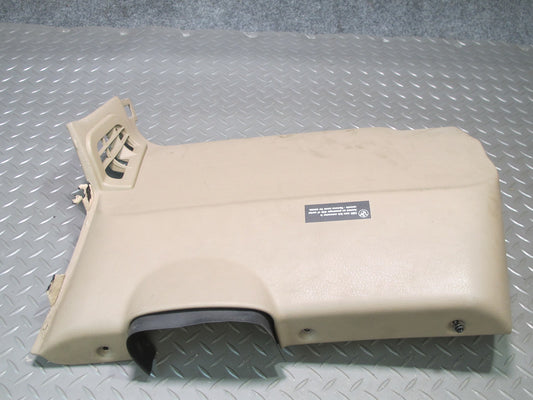 96-02 BMW E36/7 Z3 Left Under Dash Lower Knee Trim Cover Beige 8399809 OEM