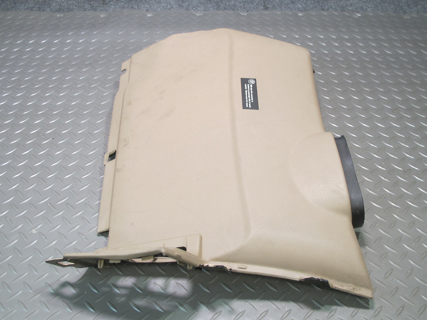 96-02 BMW E36/7 Z3 Left Under Dash Lower Knee Trim Cover Beige 8399809 OEM