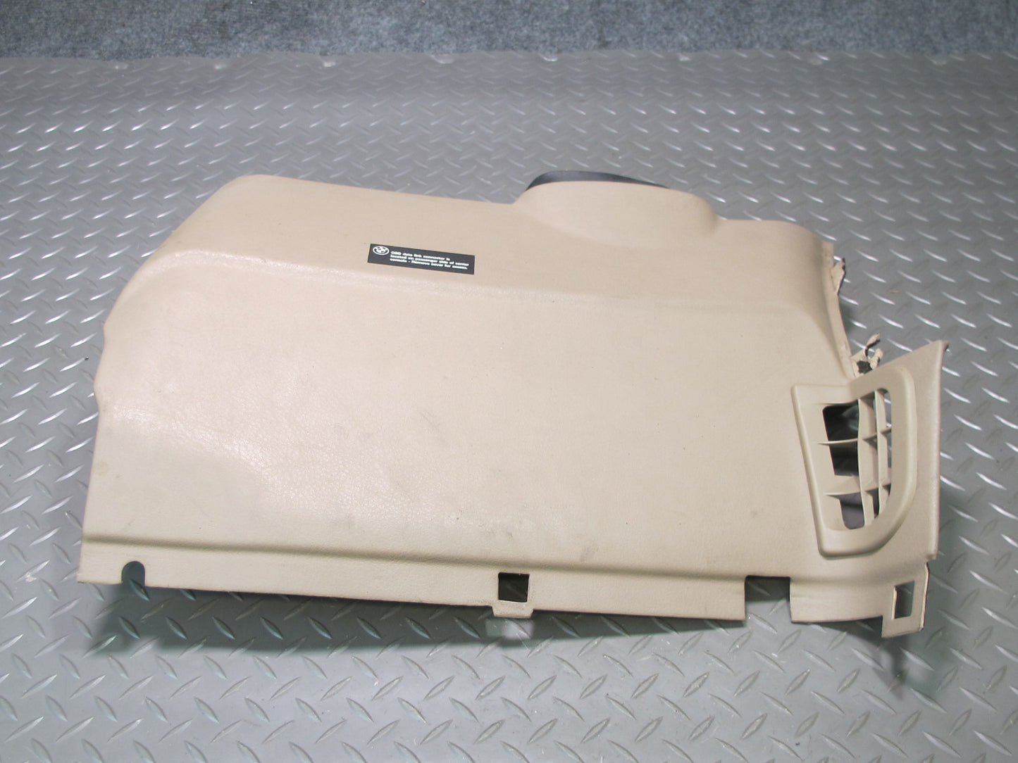 96-02 BMW E36/7 Z3 Left Under Dash Lower Knee Trim Cover Beige 8399809 OEM